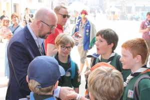 25.000 scouts rassemblés à Louvain-la-Neuve