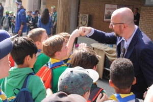 Bijeenkomst van 25 000 scouts in Louvain-la-Neuve