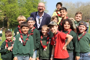 25.000 scouts rassemblés à Louvain-la-Neuve