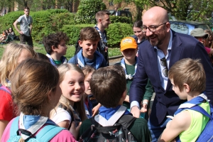 Bijeenkomst van 25 000 scouts in Louvain-la-Neuve