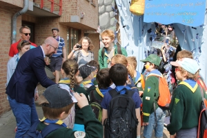 Bijeenkomst van 25 000 scouts in Louvain-la-Neuve