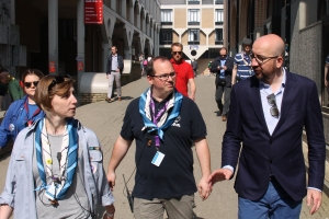 25.000 scouts rassemblés à Louvain-la-Neuve