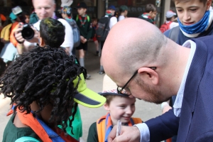 Bijeenkomst van 25 000 scouts in Louvain-la-Neuve