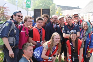 Bijeenkomst van 25 000 scouts in Louvain-la-Neuve