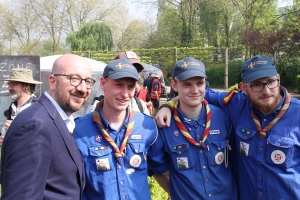 Bijeenkomst van 25 000 scouts in Louvain-la-Neuve