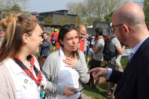 Bijeenkomst van 25 000 scouts in Louvain-la-Neuve