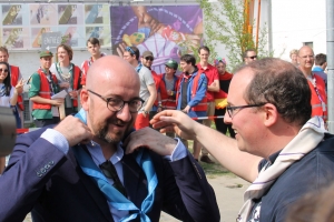 Bijeenkomst van 25 000 scouts in Louvain-la-Neuve