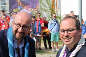 Bijeenkomst van 25 000 scouts in Louvain-la-Neuve