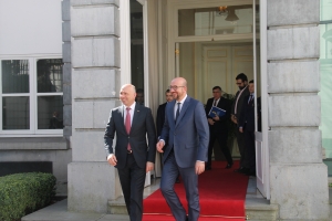 Treffen mit dem Premierminister der Republik Moldawien, Herrn Pavel Filip