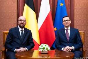 Treffen mit dem polnischen Premierminister Mateusz Morawiecki