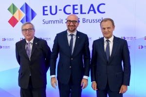 EU-CELAC Summit, with the leaders of European, Latin-American and Caribbean countries