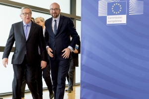 Vergadering met de voorzitter van de Europese Commissie, Jean-Claude Juncker, ter voorbereiding van de Europese Raad van 22 en 23 maart.