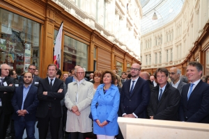 Pose de la première pierre du projet de complexe commercial Rive Gauche à Charleroi