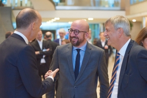 Inhuldiging van het nieuwe productiecentrum van vaccins tegen polio bij GSK in Waver