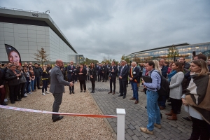 Inhuldiging van het nieuwe productiecentrum van vaccins tegen polio bij GSK in Waver