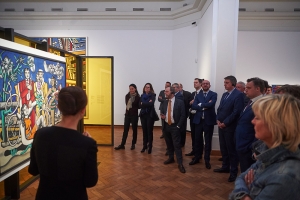 Le gouvernement Michel en visite à BOZAR