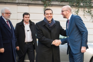 Rencontre avec le Premier Ministre grec Alexis Tsipras